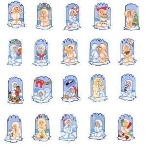  Brother Embroidery Machine Card CHRISTMAS WINTERBABIES 