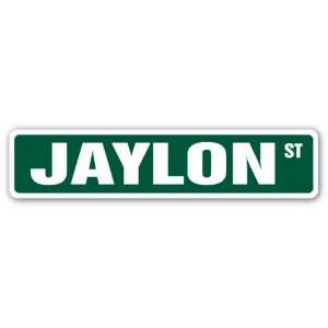  JAYLON Street Sign name kids childrens room door bedroom 