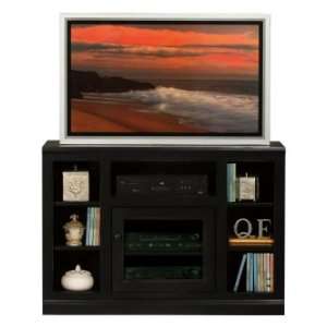  Eagle Coastal Thin Screen Painted TV Cart with Bookcase 