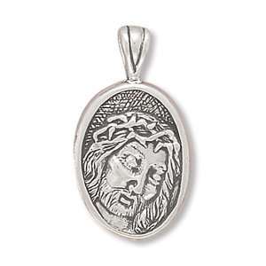  Christ and the Crown of Thorns Pendant: Jewelry