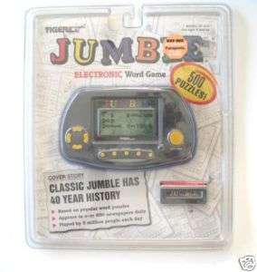 Tiger Electronics Jumble Electronic Word Game 1998 NIP  