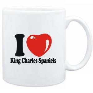  Mug White  I LOVE King Charles Spaniels  Dogs Sports 