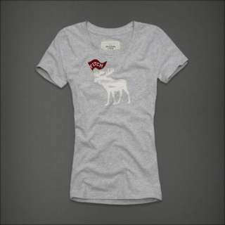NWT Abercrombie Women Kaela Graphic Tee T Shirt Top  