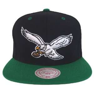   Eagles Mitchell & Ness Logo Snapback Cap Hat 