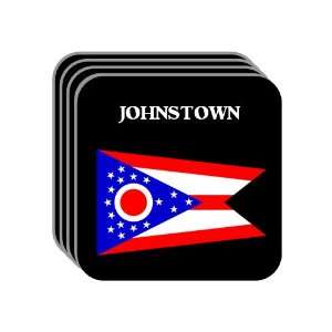 US State Flag   JOHNSTOWN, Ohio (OH) Set of 4 Mini Mousepad Coasters