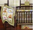 Disney Winnie the Pooh SUNSHINE PATCH 4 Piece Baby Crib Bedding Set 