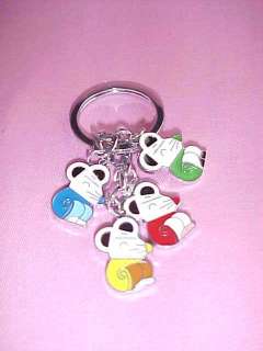 Keychain keyring with MICE MOUSE lab rats NEW  