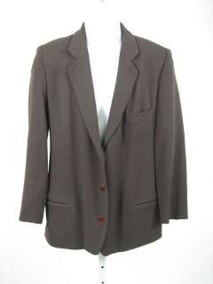 GIORGIO ARMANI BLACK LABEL Brown Blazer Jacket Coat 44  