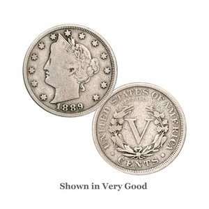  1889 VG Liberty Head / V Nickel 
