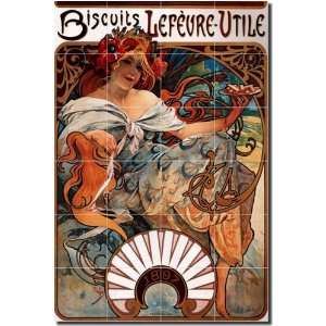  Buscuits Lefvre Utile by Alphonse Maria Mucha   Artwork 