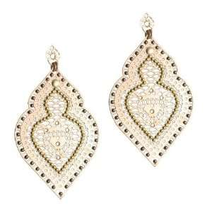    Rose Gold Filigree Drop Earrings by Leetal Kalmanson Jewelry