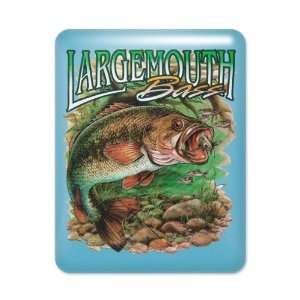  iPad Case Light Blue Largemouth Bass 