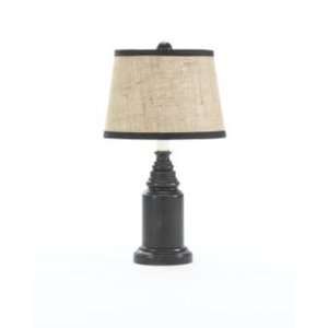 19 Kiawah Solid Wood Table Lamp by Sedgefield   Rubbed Black (L637B 