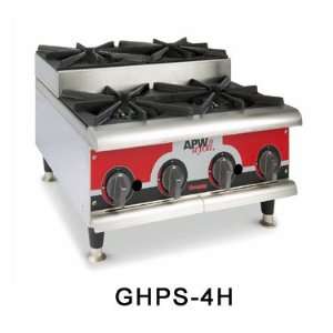  Apw Stepped Series Champion Gas 2 Burner Hotplate, Export 