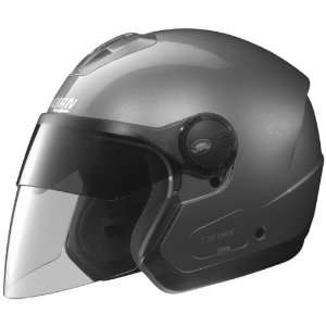 Nolan N42E N COM Solid Helmet, Arctic Grey, Size XS, Primary Color 