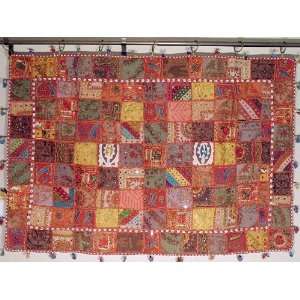  Kutch Embroidered Gujarat Wall Decor Hanging Tapestry 