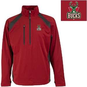   Antigua Milwaukee Bucks Rendition Pullover Jacket