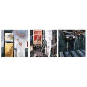  Times Square (Triptych) (Le) by Marti Bofarull 9x9