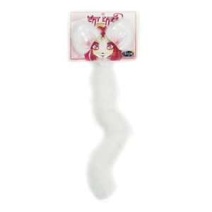  White Cat Ears and Tail Set: Toys & Games