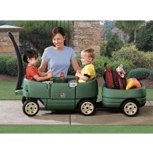    Step2 Wagon For Two Plus and Tag Along Trailer Toys & Games
