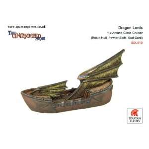   Uncharted Seas: Dragon Lords   Arcane Class Cruiser (1): Toys & Games