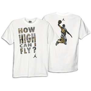  : Jordan Lifestyle How High Can I Fly Tee   Mens: Sports & Outdoors