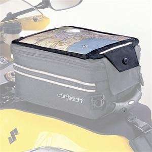  Cortech Mini Tank Bag Map Pocket   Black: Automotive