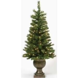   Aspen Potted Christmas Topiary Tree with Clear Lights: Home & Kitchen