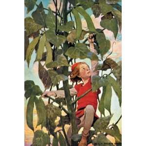   the Beanstalk   Poster by Jessie Wilcox Smith (12x18)