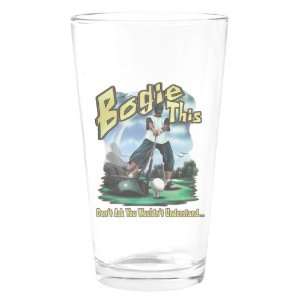  Pint Drinking Glass Golf Humor Bogie This 