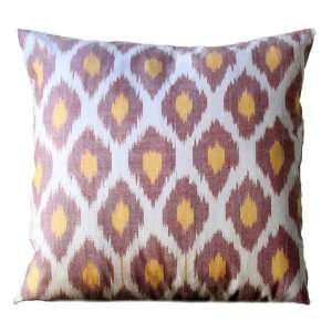  Be Still Homewares Two Colour Ikat Throw Pillow Cover 18 x 