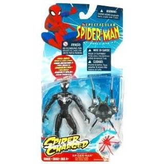    Man Animated Action Figure Black Suited Spider Man (Spider Charged