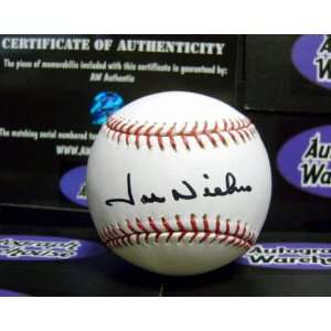   Joe Niekro Autographed Baseball   Clearance Sharpie