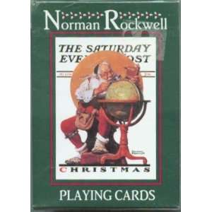 Norman Rockwell Saturday Evening Post Christmas Playing Cards:  