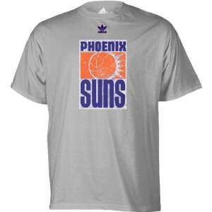  Phoenix Suns adidas Classic Logo T Shirt Sports 