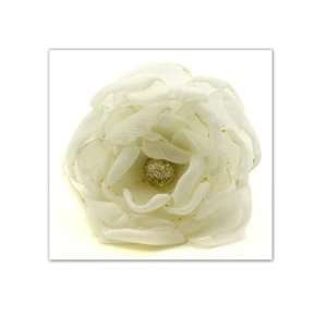  Laliberi Pin & Clip Flower Multi Layer Curled Rose Cream 