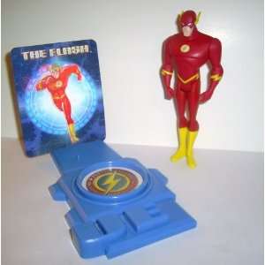 justice League Unlimited FLASH with trading card & figure stand