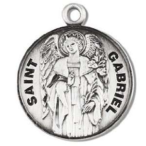 St. Gabriel   Sterling Silver Medal (20 Chain)