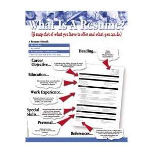  What Is a Resume?    Job Search Single Laminated Poster 
