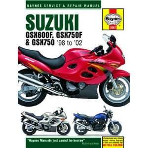 Haynes Manual   Suzuki GSX 600 750F GSX750 98 02 