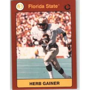   Herb Gainer   FSU Seminoles  Shipped in Top Load