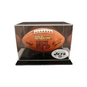  New York Jets Black Acrylic Football Display: Sports 