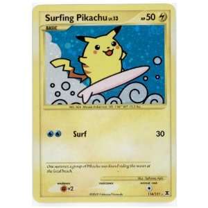    Pokemon Surfing Pikachu   Platinum Rising Rivals Toys & Games