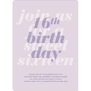    Sweet Sixteen Birthday Party Invitations: Health & Personal Care