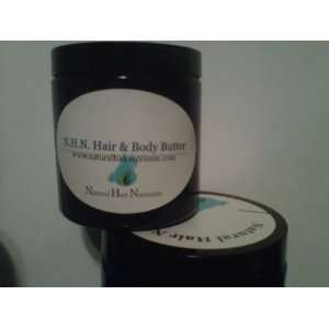  N.H.N. Hair & Body Butter  Shea Balm 8 oz Beauty