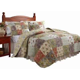 French Country Patchwork Quilt Bedding Set King 