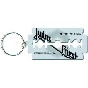  Judas Priest British Steel Razor Blade Key Chain: Sports 