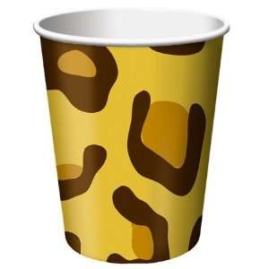 Creative Converting Animal Print Leopard Hot or Cold Beverage Cups, 8 