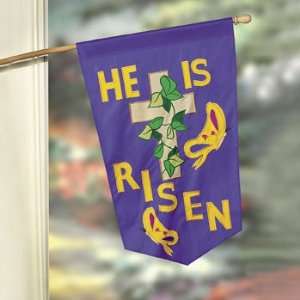  He Is Risen Flag   Party Decorations & Banners: Health 