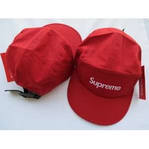  Supreme Cotton Soft Cap Hat RED S24: Sports & Outdoors